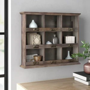 Paliwal 9 Piece Fir Cube Shelf